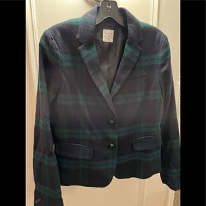 Gap navy plaid jacket